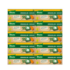10x Knorr Vegetable Stock Cubes 12x10g (36 Cubes) Grönsaksbuljong