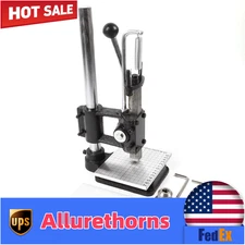 Manual Press Punch DIY Craft Tool Leather Hole Puncher Hand Punching Machine USA