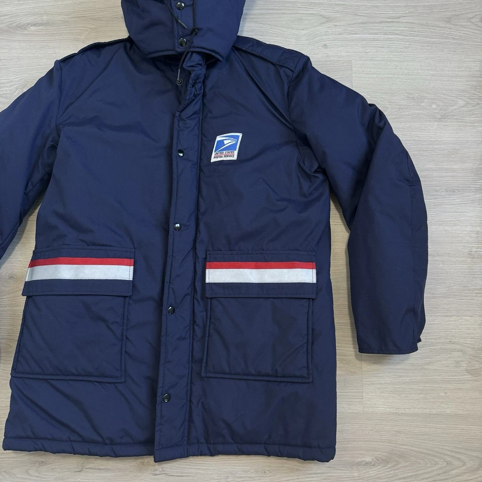 Chaqueta Parka Aislada De Colección Neptune Garment Co USPS Letter Carrier Hecha en EE. UU. Foto 3 de 4