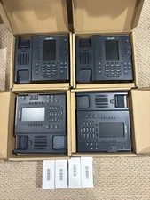 4 Allworx Verge 9312 IP Phones Working Gigabit Bluetooth w/ NEW POWER CORDS