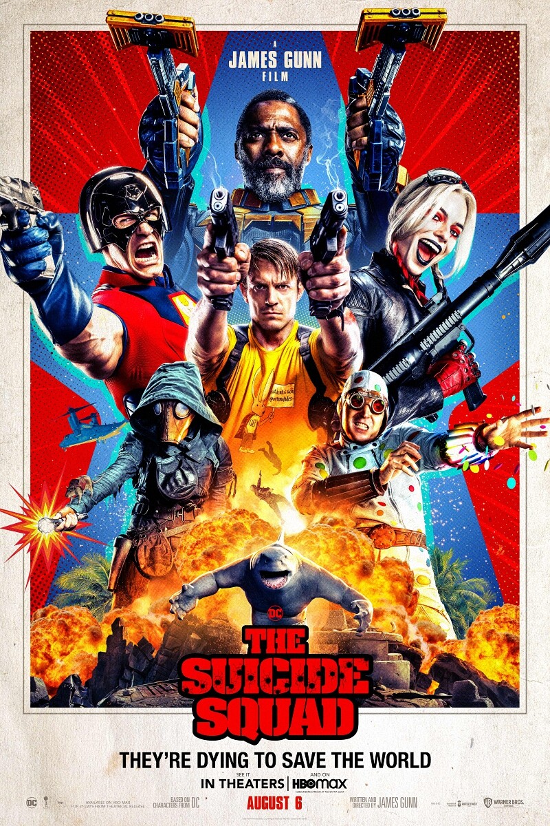 Suicide Squad (2021) Movie Poster 40x27" 48x32" Action Films Art Silk Print