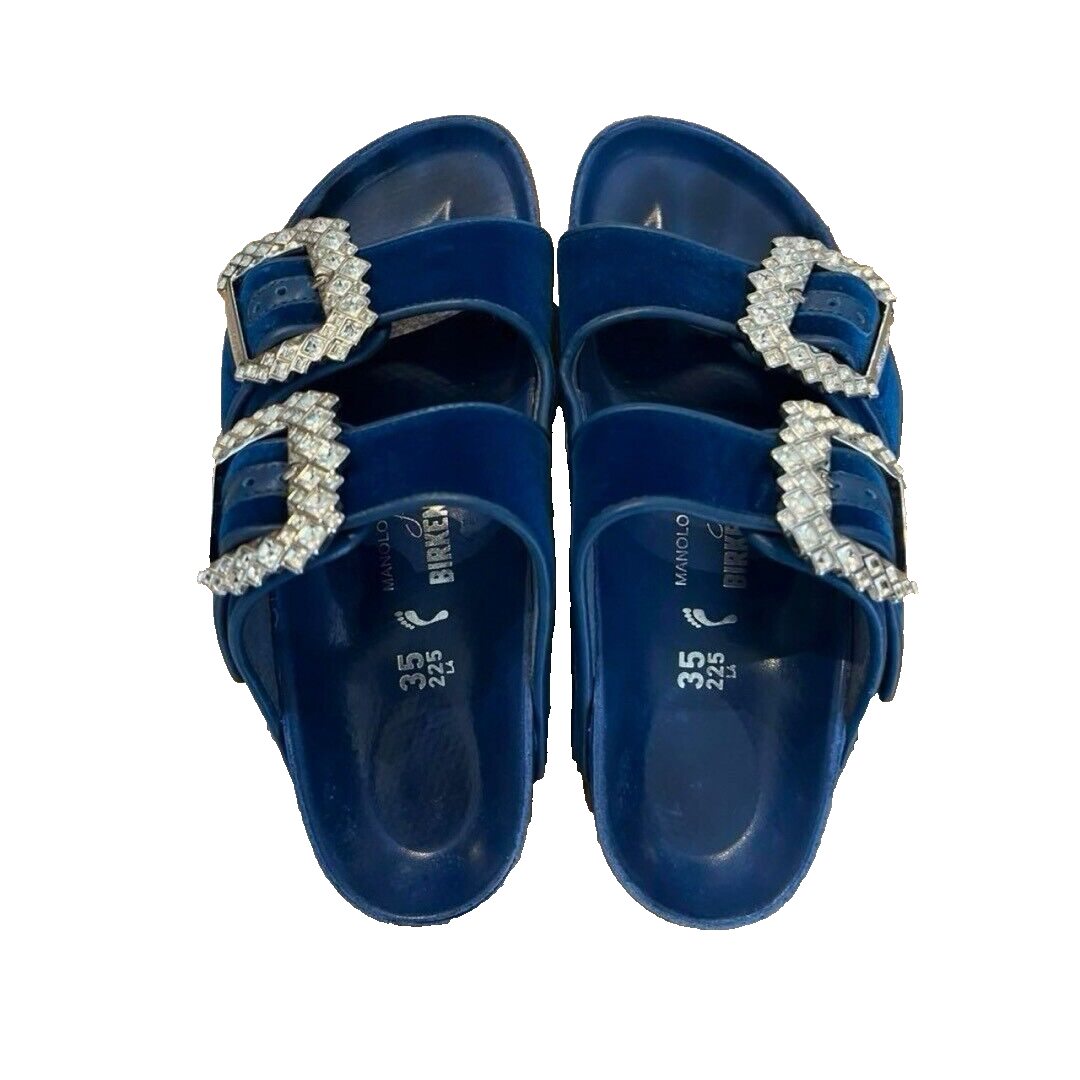 MANOLO BLAHNIK BIRKENSTOCK Arizona Sandals 22.5cm 2411R* | eBay