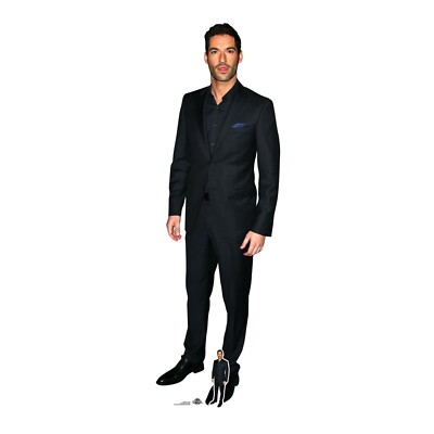 Tom Ellis schwarzer Anzug Lifesize und Mini Kartonausschnitt / Stehaufsteller / Standup
