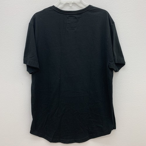 Play Cloths XXL Running Boy Spellout T-Shirt Black - Picture 5 of 12