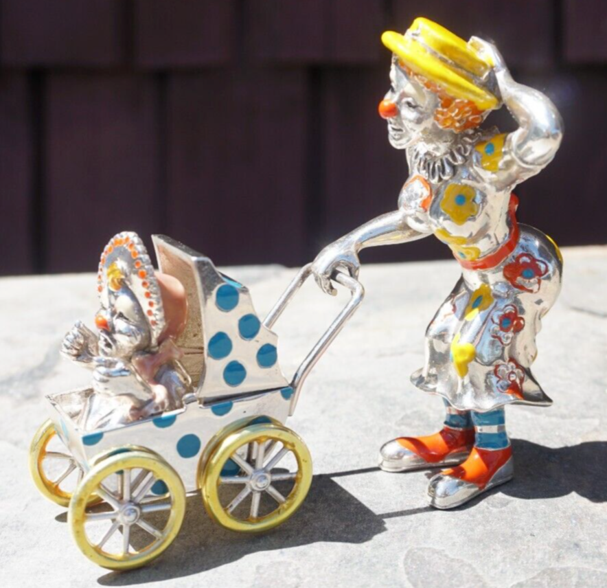 Tiffany & Co Gene Moore Sterling Silver Circus Clown 