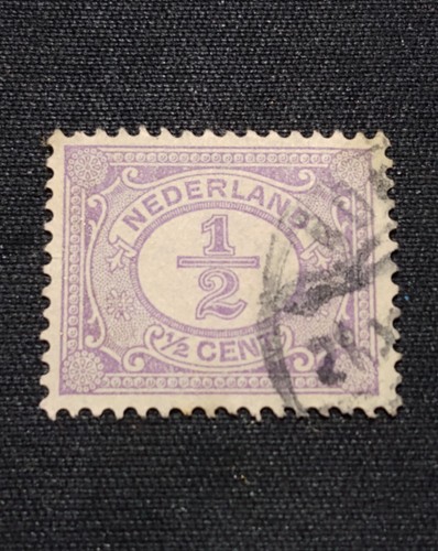 1899 NIEDERLANDE 🇳🇱 1/2 Cent Briefmarke KOSTENLOSER 2Versand mit Sendungsverfolgung! (S785) - Bild 5 von 5