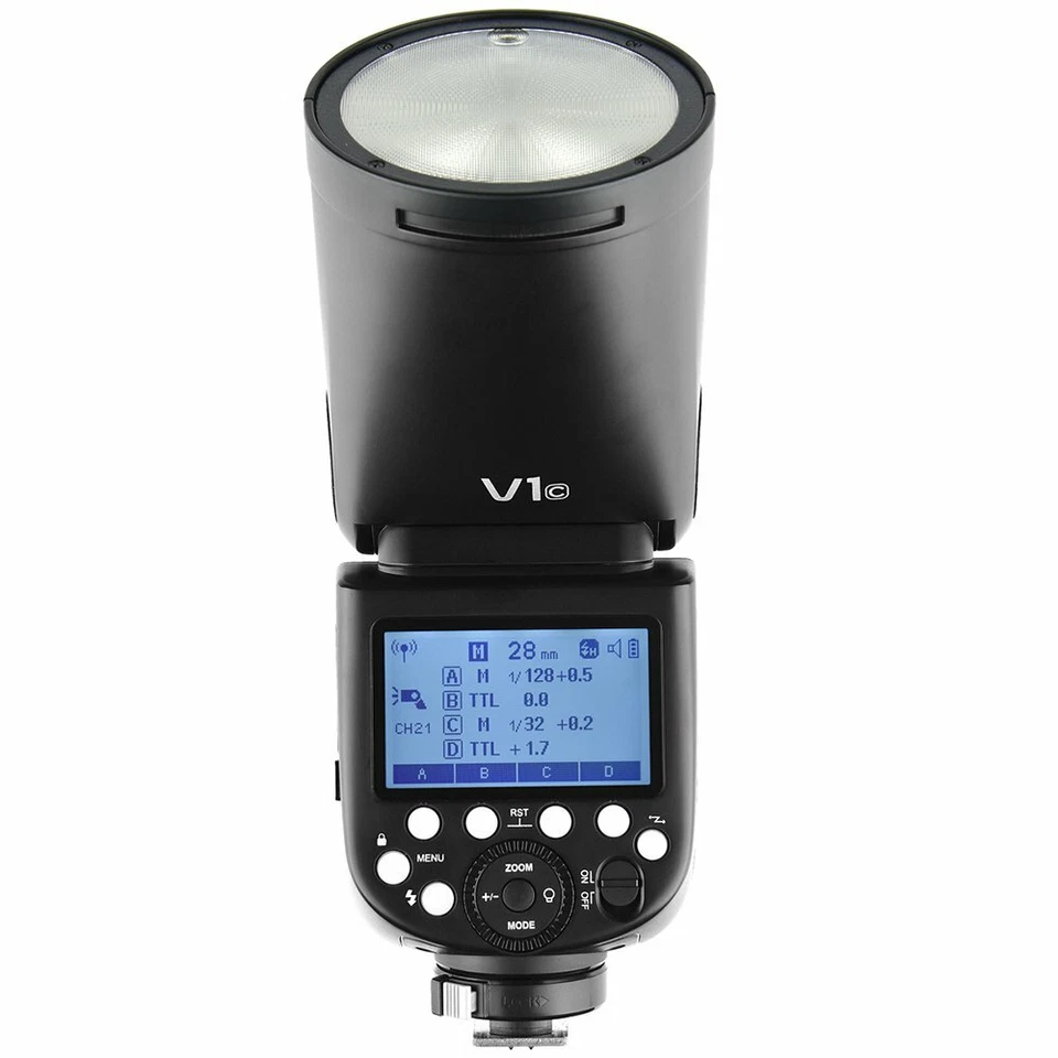 Godox V1C TTL 1/8000s HSS Round Head Flash For Canon+Magnetic Accessories Kit - Image 2 of 4