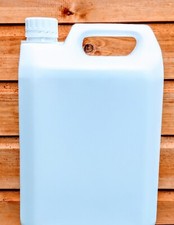 Empty plastic bottles 4 x 5L white Jerrycans with T/E closures gallon