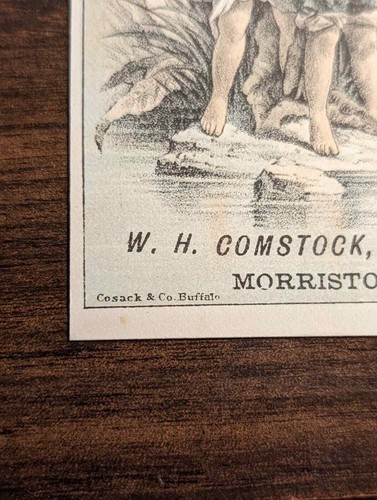 DR. MORSE'S INDIAN ROOT PILLS VICTORIAN ADVERTISING STORE CARD, GREAT SHAPE - Picture 3 of 8
