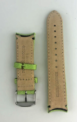Cinturino Orologio Roccobarocco Nuovo Unisex Verde Pelle e Tessuto 22mm  Fibbia | eBay