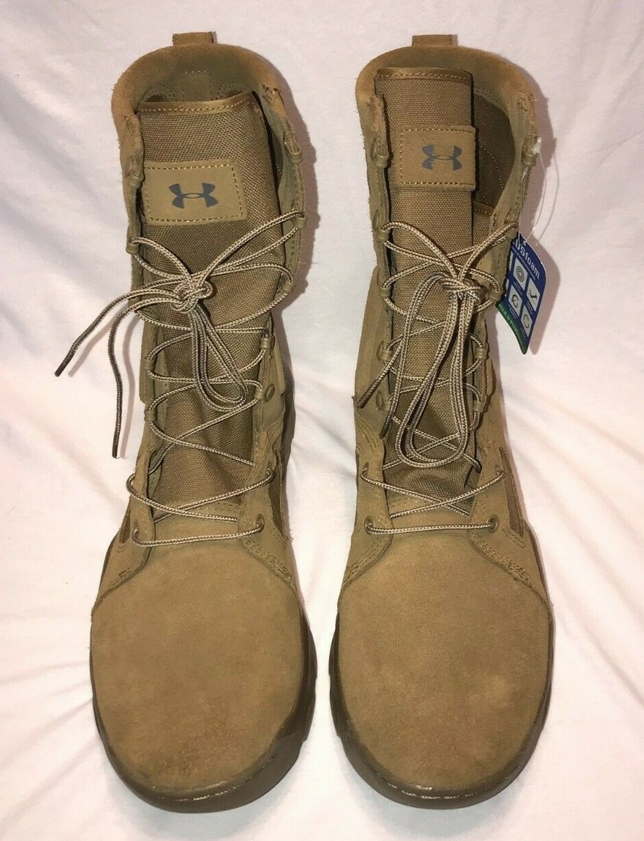Under Armour FNP Tactical Boots Coyote Brown Suede Combat Mens 14 1287352-728 Under Armour Boots Men main image 3