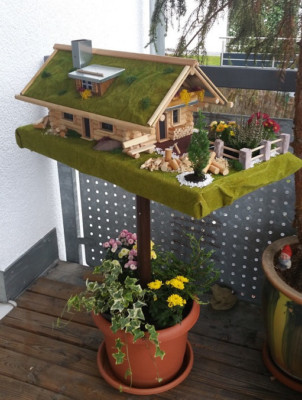 Dekoration, Blockhaus, Dekoratiosartikel, Holzhaus, Wohnaccessoires, Deko- Art