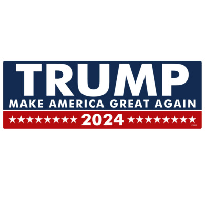 Trump 2024 Sticker - Make America Great Again Car Truck Bumper Vinyl Decal FS603