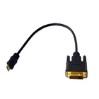 Mini HDMI Male to DVI-D 24+1 Male Adapter Cable Cord For HDTV LCD Laptop Tablet