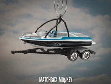 Waterski Wakebord Boat Christmas Ornament Mastercraft Moomba Supra Water Ski