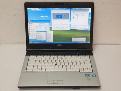 FUJITSU LIFEBOOK 14'' Windows XP Gaming Laptop Notebook i7 HD 500GB 4GB DVD USB3