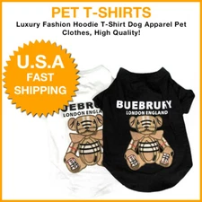 Luxury Designer Fashion Hoodie T-Shirt Tee Dog Apparel Pet Clothes, High Quality