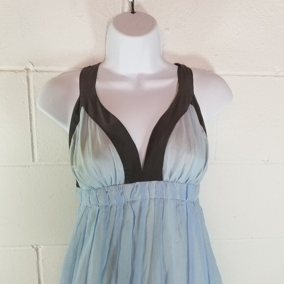 long denim halter dress Shauna Denim Halter Midi Dress - Indigo Blue