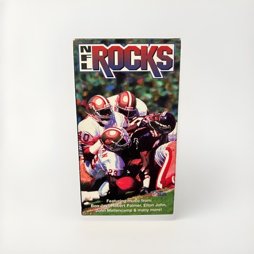NFL Rocks VHS, 1992  Bon Jovi, Elton john, Robert Palmer Vintage - Bild 1 von 4