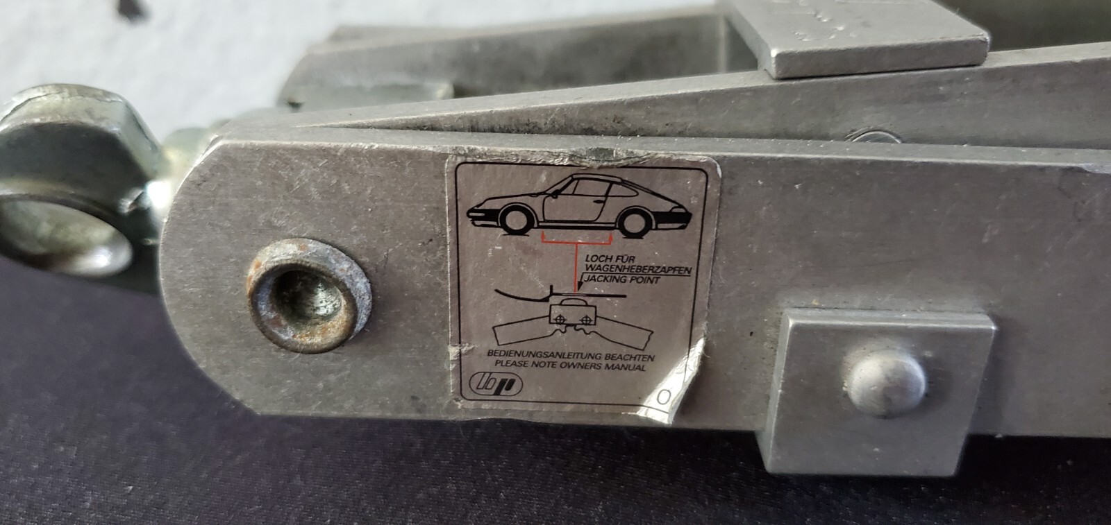 Porsche 996 Carrera 911 Boxster 986 Spare Tire Wheel Rim Jack Tool 