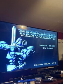 Iron Sword Wizards and Warriors II 2 Nintendo Entertainment System 1989 carrello NES