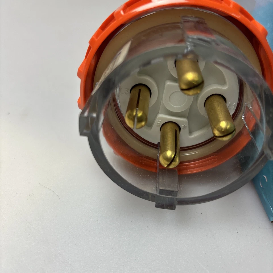 HQ 50 AMP 3 PHASE 4 Pin PLUG 50A MALE Straight IP66 WEATHERPROOF SAA - HQA66SP45 - Image 2 of 4