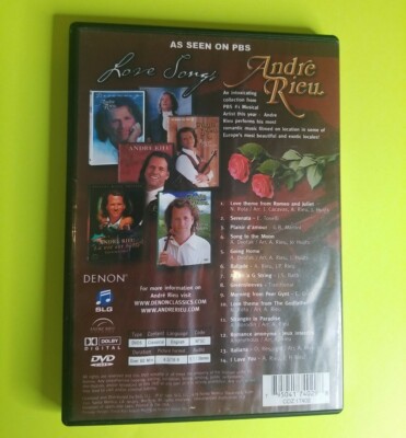 Andre Reau: Love Songs (DVD) ○ Buy 2 Get 1 795041740298| eBay