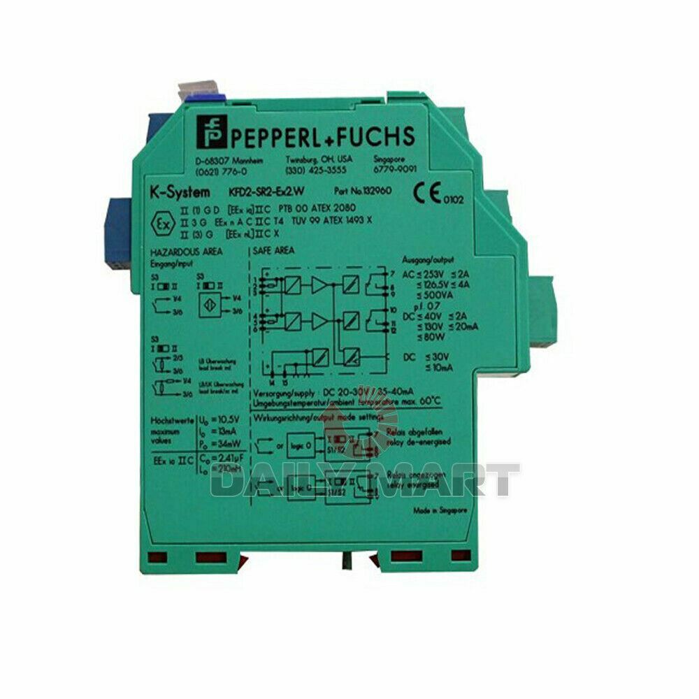 New In Box PEPPERL+FUCHS KFD2-SR2-EX2.W Switch Amplifier