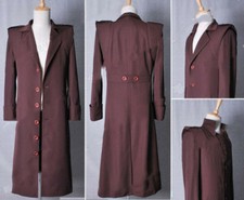 Metal Gear Solid Cosplay The Twin Snakes Liquid Snake Costume Coat Halloween