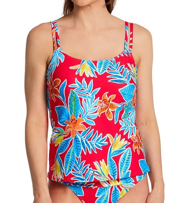 Sunsets 75TIG Tiger Lily Taylor Tankini Swim Top