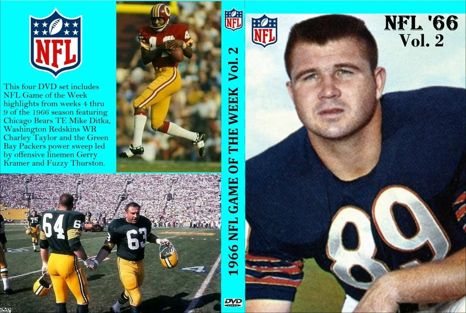 1966 NFL Game of the Week highlights 3 Vols 4 DVDs each *please read description - Image 2 of 3
