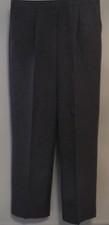 WOMEN  S GREY TROUSERS, COMFORT WAISTBAND, CLASSIC LEG SIZE 14 NWOT 