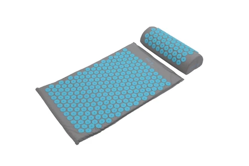 PRO 11 WELLBEING Acupressure mat and pillow with carry bag (GREY)