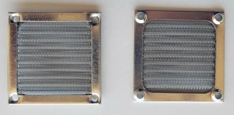 Qty 25: 60mm Silver Fan - Finger Guard / Filter  Qualtek 06250-M NEW - Image 2 of 4