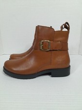 Vintage Y2k HARLEY DAVIDSON MOTORCYCLE Side Zip BOOTS leather Women Sz 6.5