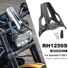 PC Windscreen Screen Windshield Fairing Black For Sportster S RH1250S 2021-2023