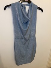 womens blue glittery dress size 8 BRAND NEW