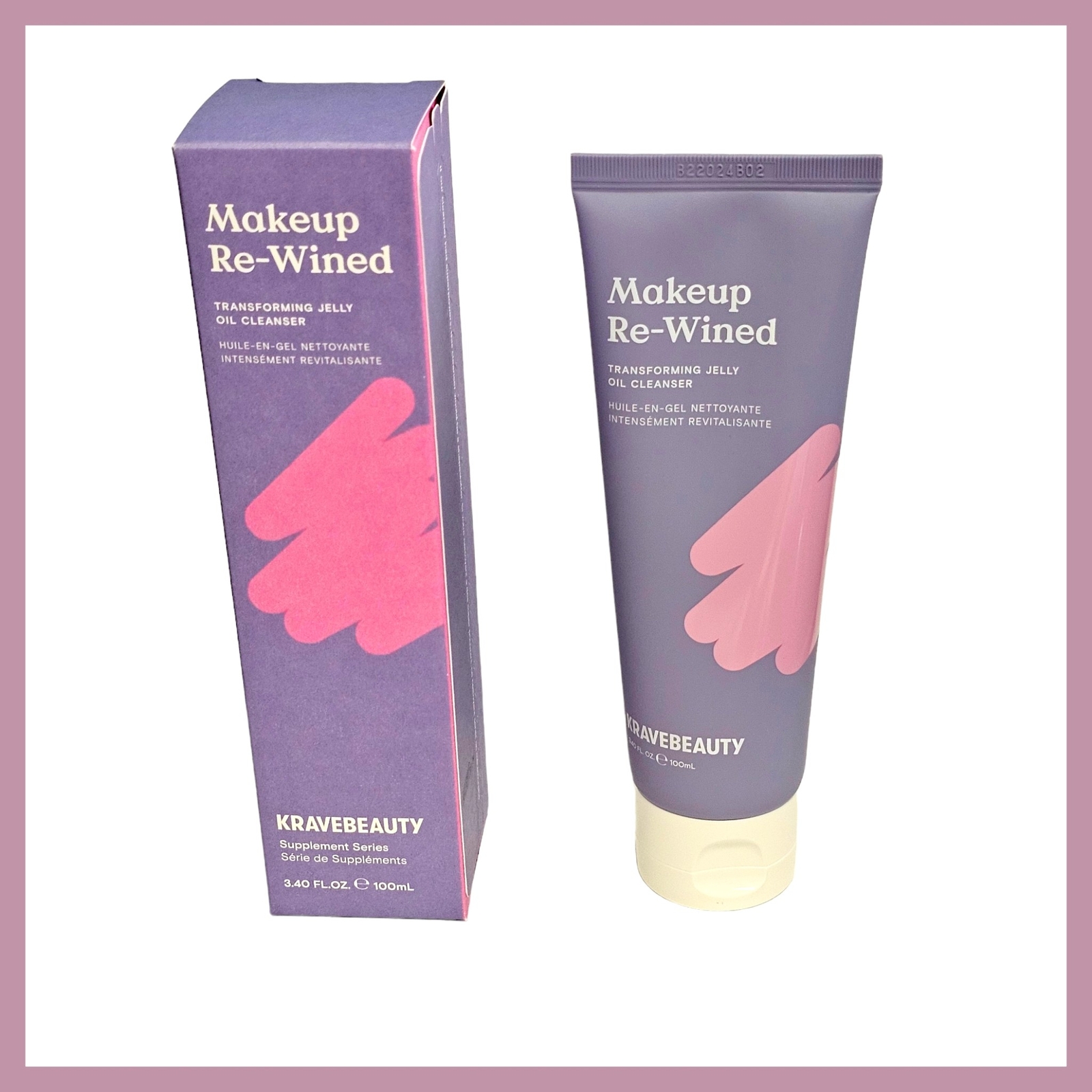 Krave Beauty Makeup Re-Wined Трансформирующее желейное масло для умывания 100 мл Полноразмерное Новое 3590₽