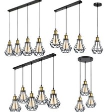 Lampshade Metal Cages Industrial lighting Hanging Vintage Pedant Light Modern UK