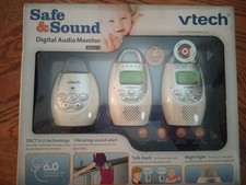 VTech DM221-2 Digital Audio Monitor 1000 Feet Range 2 Patent Units Open Box
