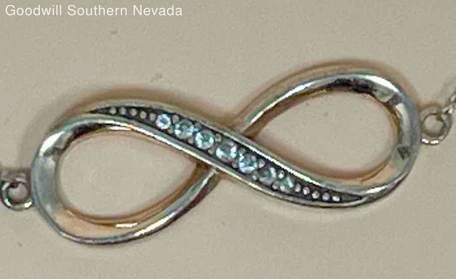 8.75" Infinity Chain Anklet - image 2