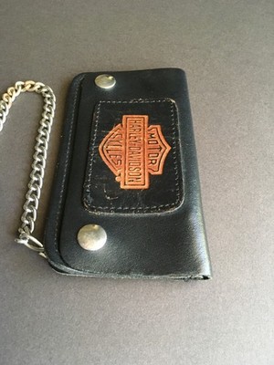 Vintage Harley Davidson Leather Wallet with Chain | eBay