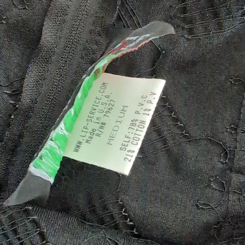 Lip Service Alien Skin Pencil Skirt Y2K HR Giger Goth Vintage MED - 第 3/6 張圖片