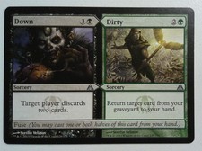 Down // Dirty *Uncommon* Magic MtG x1 Dragon's Maze MP