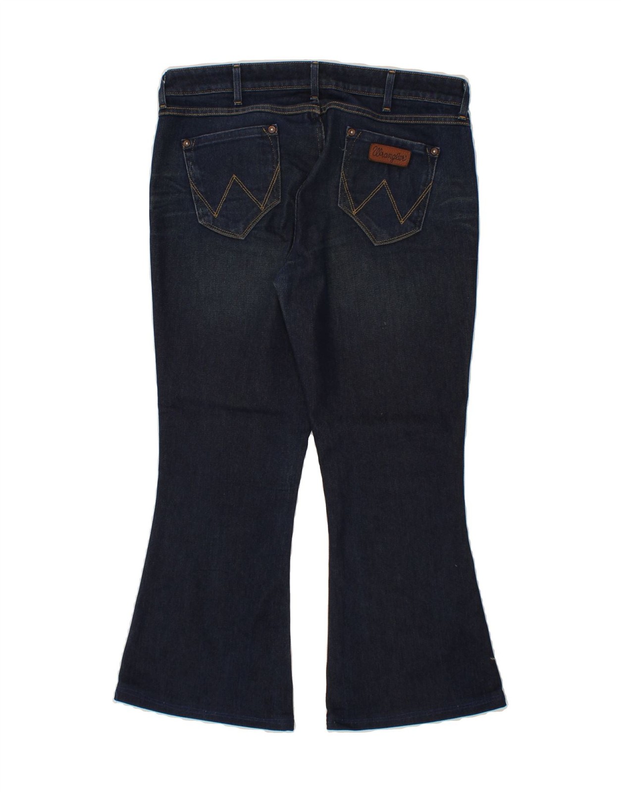 WRANGLER Womens Amanda Flared Jeans W33 L26  Blue Cotton AG07 thumbnail 2