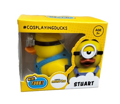 Mini TUBBZ Cosplaying Duck Stuart Minions Collectible Rubber Duck