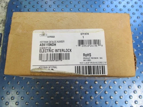 NEW HOFFMAN ELECTRICAL INTERLOCK SEALED BOX AEK115NDH