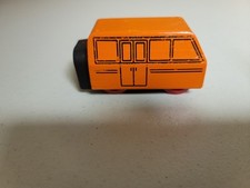 Brio wooden Railway Vintage Replacement Orange shuttle Train Car  33512