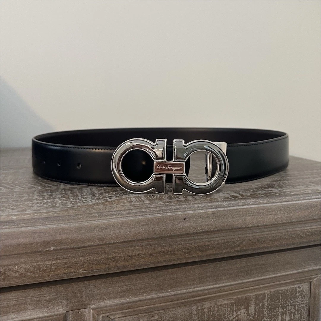 Salvatore Ferragamo Black One Size Belts for Men for sale | eBay