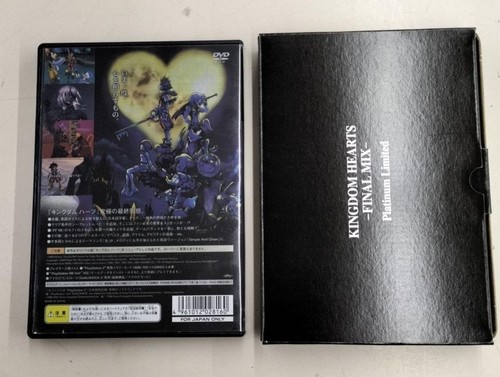 PS2 KINGDOM HEARTS FINAL MIX Platinum Limited w/ Figure PlayStation2 From Japan - Picture 4 of 6